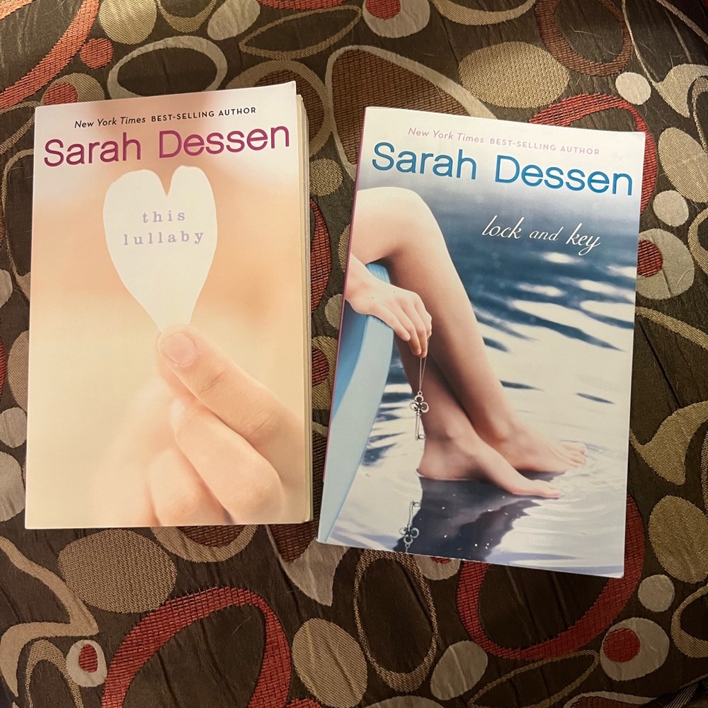 Sarah Dessen Books - “This Lullaby” and “Lock and Key”